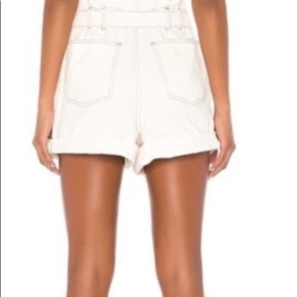 Free People Cindy hi-waist paper bag denim shorts size 6 NWT - Picture 10 of 12